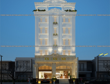 Tư vấn thiết kế khách sạn bán cổ điển 3 sao đẹp tại quận Bình Thạnh
