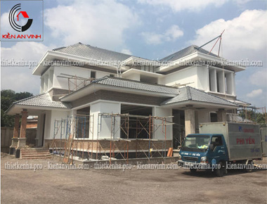 Thi công xây biệt thự sân vườn 1 tầng tại Đồng Nai