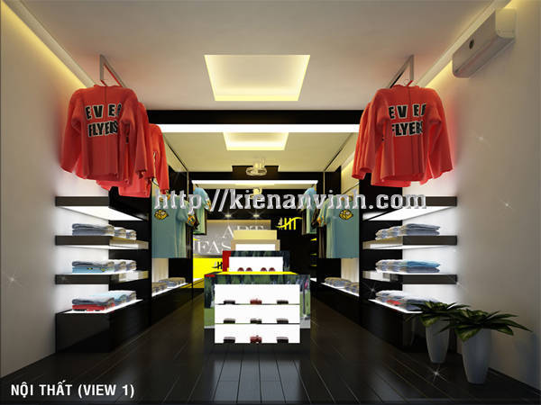 Thiết kế shop thời trang HT Fashion quận Tân Bình