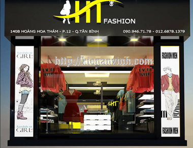 Thiết kế shop thời trang HT Fashion quận Tân…
