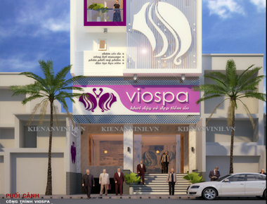 Mẫu thiết kế Spa đẹp VIOSPA ở Đồng Nai