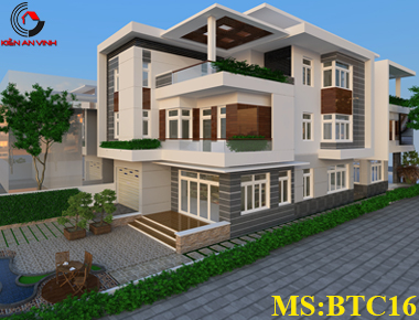 Mẫu thiết kế biệt thự đẹp 3 tầng 8x20m…