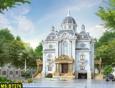 Thiết kế biệt thự 3 tầng tân cổ điển đẹp nhất tại tỉnh Long An