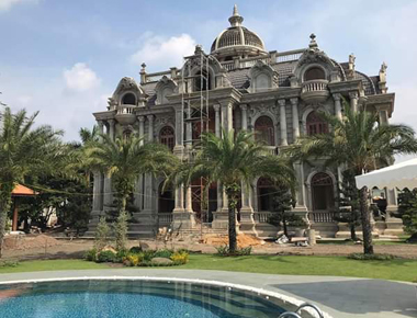 Thi công biệt thự lâu đài đẹp hoành tráng tại tỉnh Đồng Nai