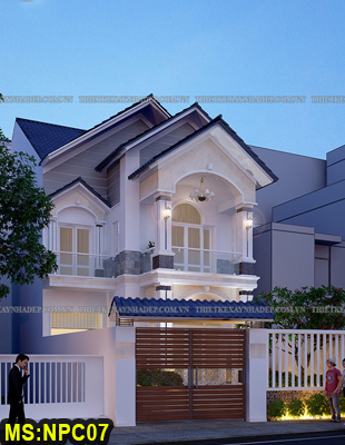 Mẫu thiết kế nhà đẹp 2 tầng mái thái đẹp tại Nha Trang