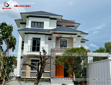 Thiết kế thi công biệt thự mái Nhật 3 tầng đẹp tại Long Thành