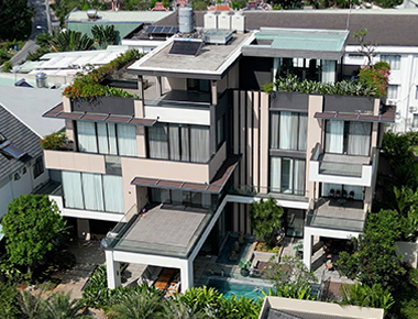 Thiết kế thi công biệt thự 3 tầng hiện đại đẹp tại Bình Dương