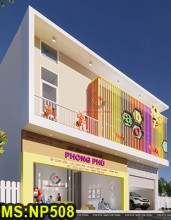Mẫu thiết kế nhà ống 2 tầng 8x35m kết hợp nhà trẻ đẹp tại Đồng Nai