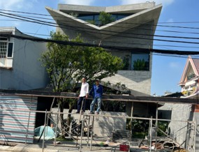 Biệt thự bằng bê tông hiện đại bậc nhất Sài Gòn tại Tân Bình