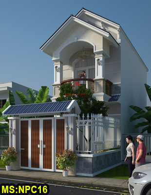 Mẫu thiết kế nhà phố mái thái 4x15m 1 trệt…