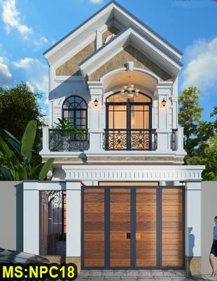 Mẫu thiết kế nhà mái thái 2 tầng 5x12m…