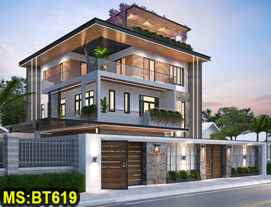 Bản vẽ thiết kế biệt thự hiện đại…