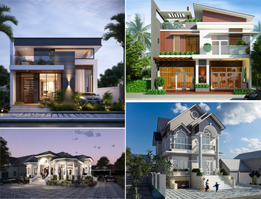 Các phong cách thiết kế biệt thự đẹp…