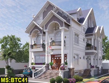 Mẫu thiết kế biệt thự mái thái 2 tầng…