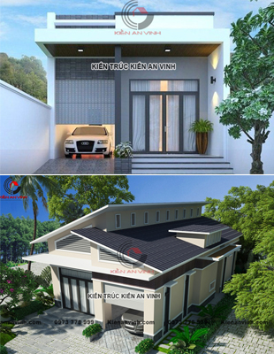 Thiết kế nhà cấp 4 có gara ô tô: Giải…