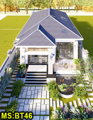Mẫu thiết kế nhà cấp 4 mái nhật hiện…