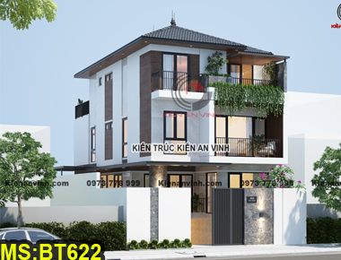 Mẫu thiết kế biệt thự hiện đại 3 tầng…