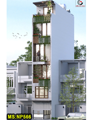 Mẫu thiết kế nhà ống hiện đại 6 tầng…