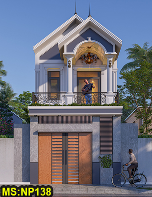 Mẫu thiết kế nhà phố mái thái 2 tầng…