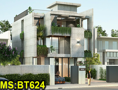 Mẫu thiết kế biệt thự bê tông 3 tầng…