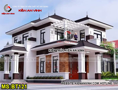 Mẫu biệt thự mái nhật 2 tầng tân cổ…