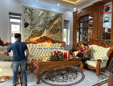 Công ty chuyên thi công nội thất biệt thự tân cổ điển kết hợp gỗ ở TP. Hồ Chí Minh