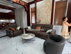 Thi công nội thất biệt thự tân cổ điển kết hợp hiện đại đẹp ở Lê Văn Khương, Quận 12