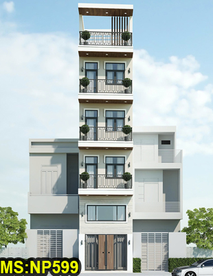 Mẫu thiết kế nhà ống hiện đại 4 tầng 1 lửng 1 tum 3,8x11m kết hợp cho thuê căn hộ ở Gò Vấp