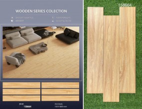 Gạch Giả Gỗ Xương Đá Porcelain 15x80cm: Bền Bỉ Vượt Trội, Vẻ Đẹp Tự Nhiên.