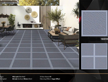 6 Mẫu Gạch Prime 60x60cm: Nội thất bóng - Sân vườn chống trơn