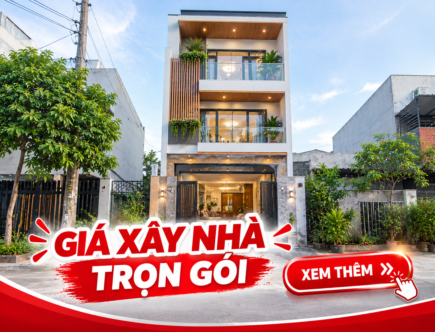 GIÁ XÂY NHÀ TRỌN GÓI