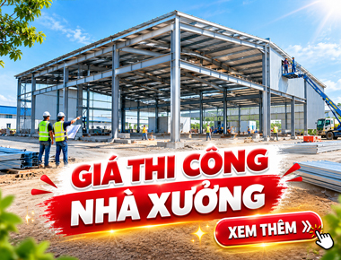 GIÁ THI CÔNG NHÀ XƯỞNG